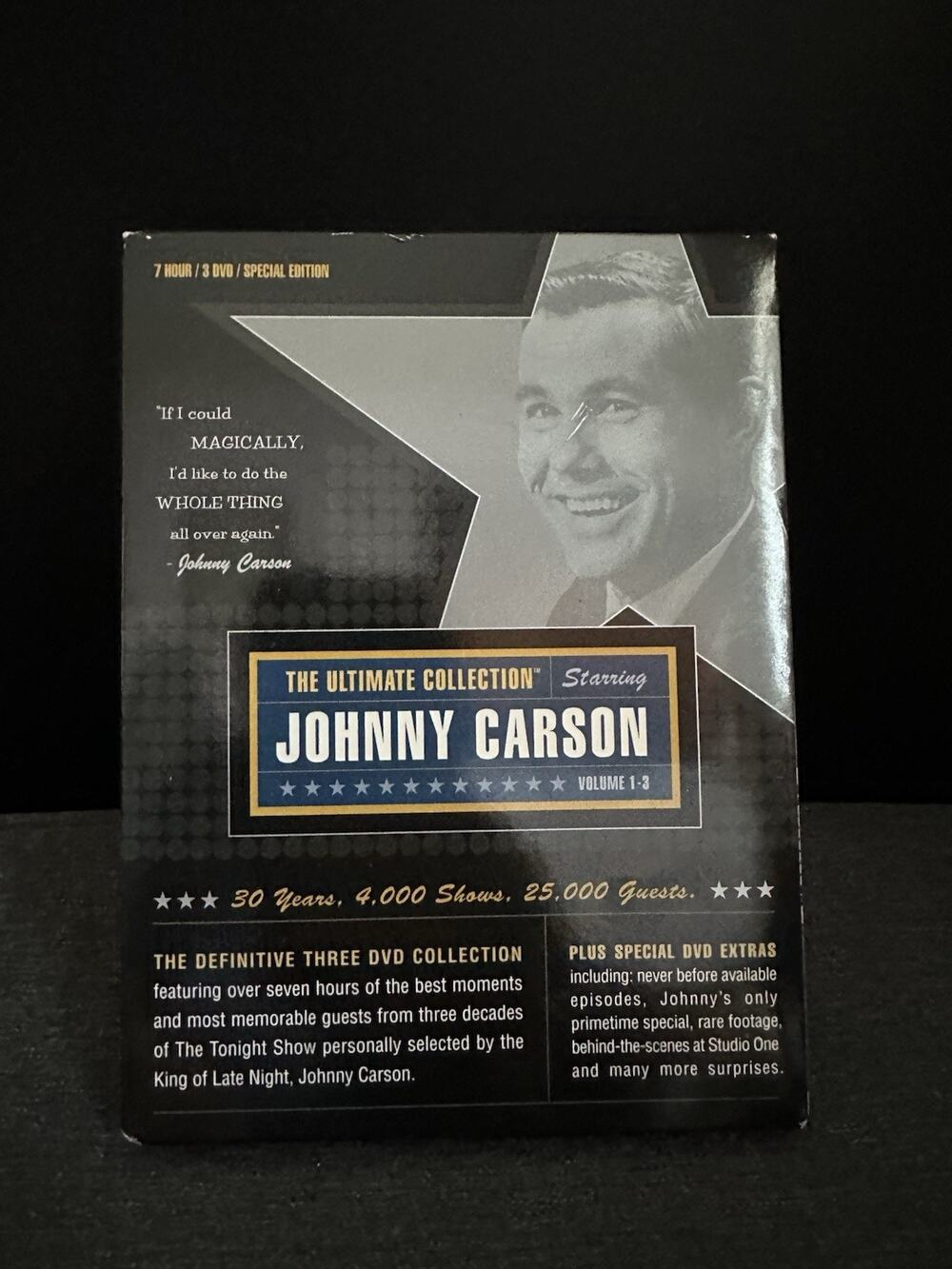 Johnny Carson Ultimate Collection Vol 1-3 3 DVD Set Tonight Show Special Edition